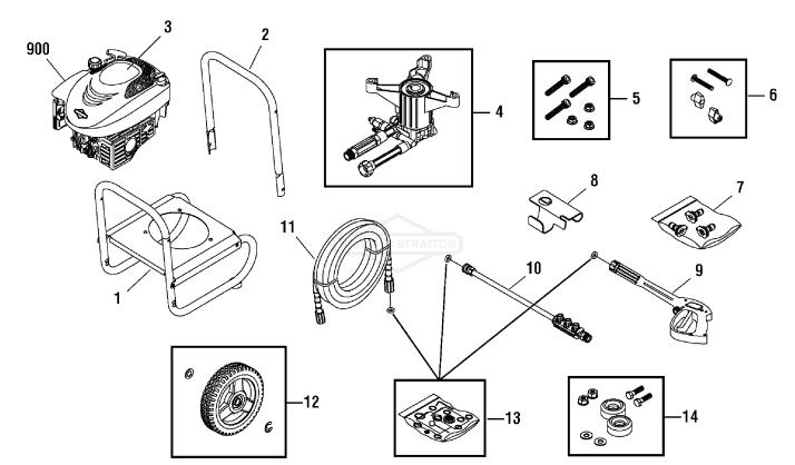 BRUTE 020426-02 pressure washer parts